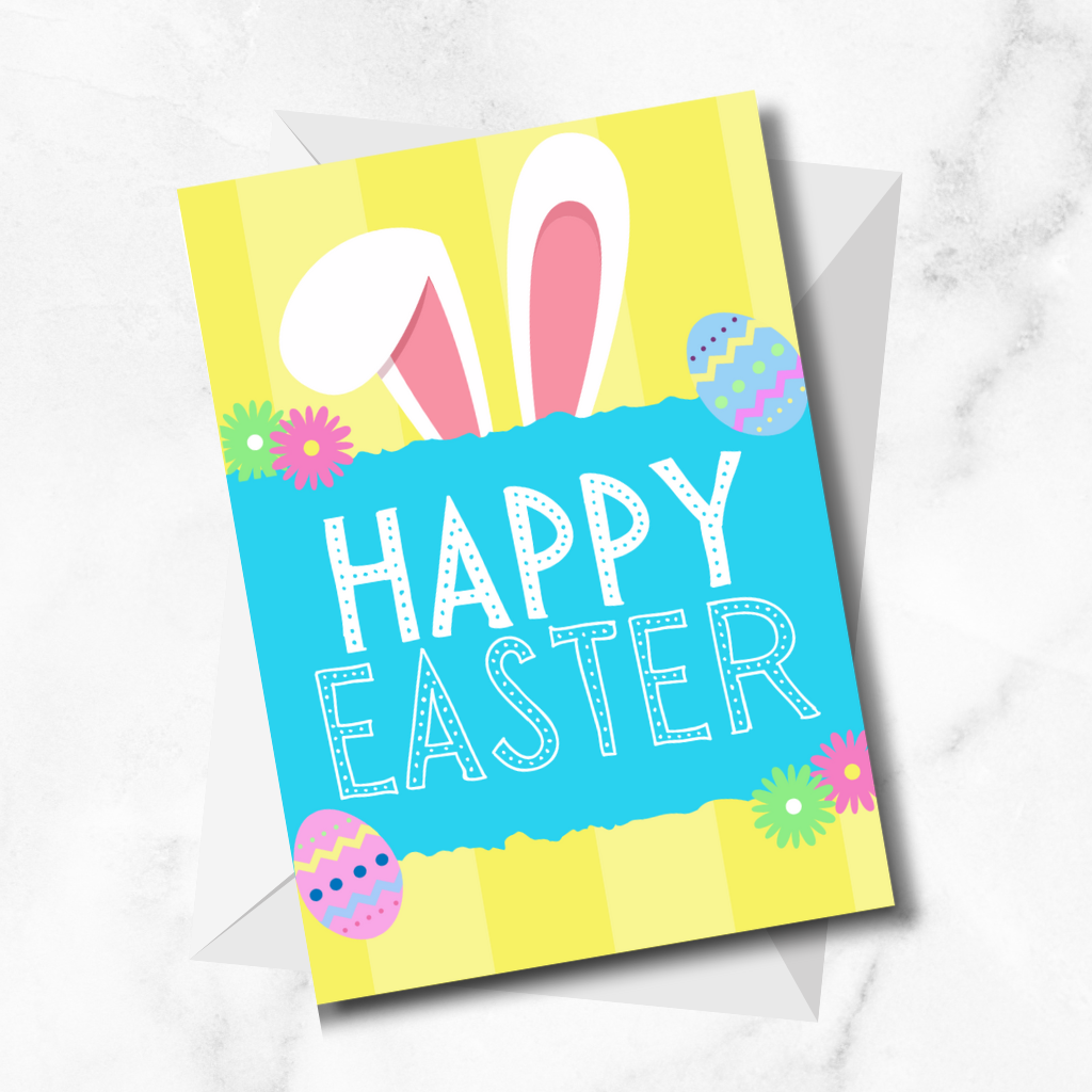 "Happy Easter" Greetings Card