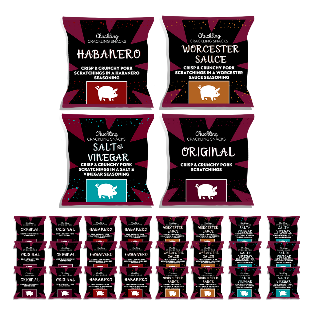 Mixed Pack #2 of Pork Scratchings x 24