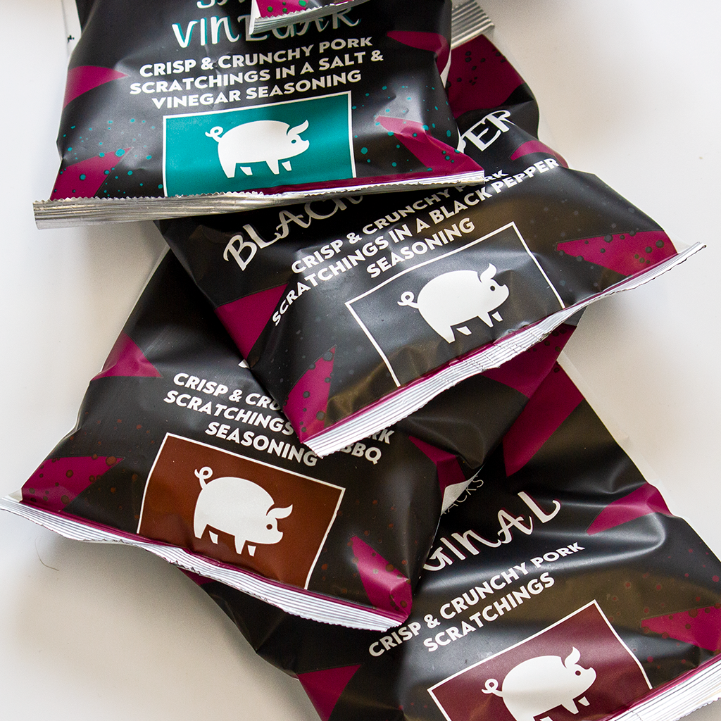 Mixed Clip Pork Scratchings