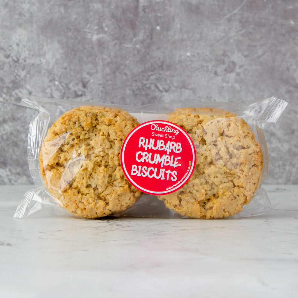 Rhubarb Crumble Biscuits
