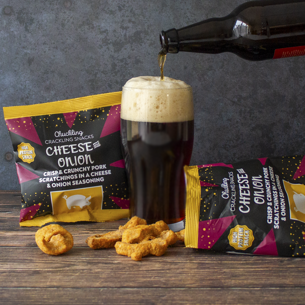 Cheese & Onion Pork Scratchings (50g)