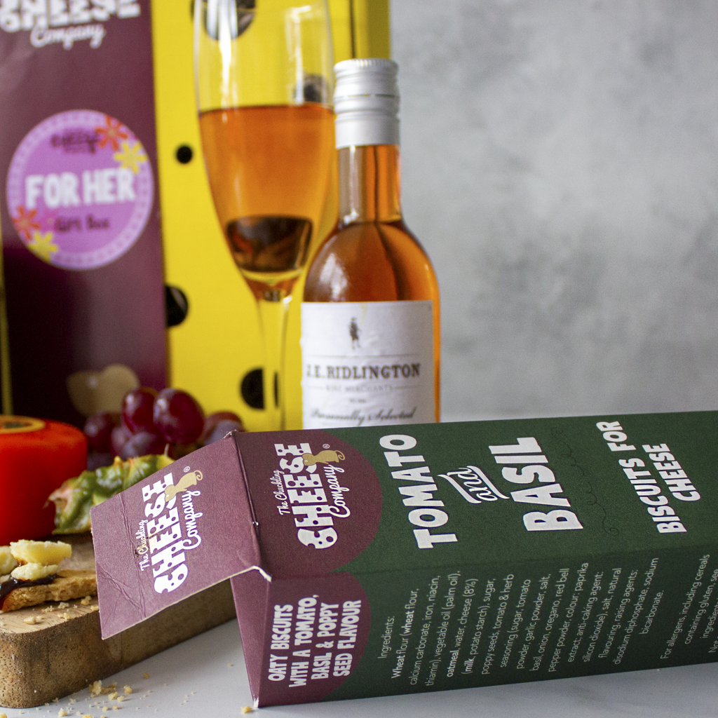 For Her Cheese & Wine Gift Box