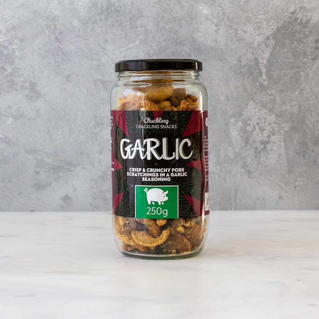 Garlic Pork Scratchings Jar