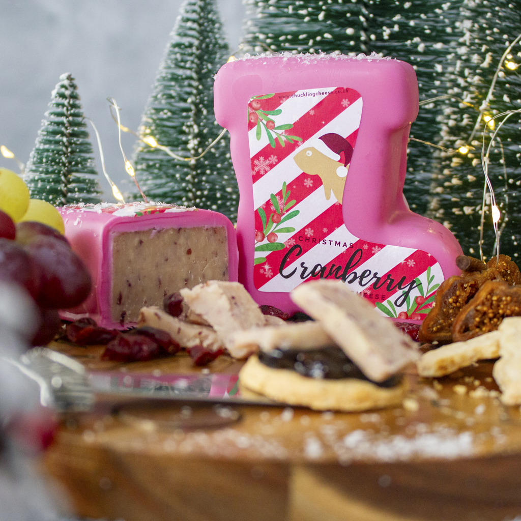 Santa's Boot Cranberry Cheddar Truckle
