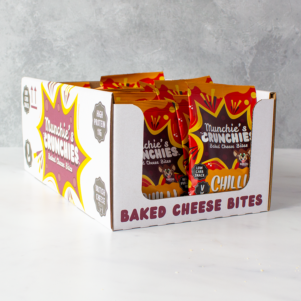 Chilli Cheese Flavour Munchie's Crunchies Case of 24