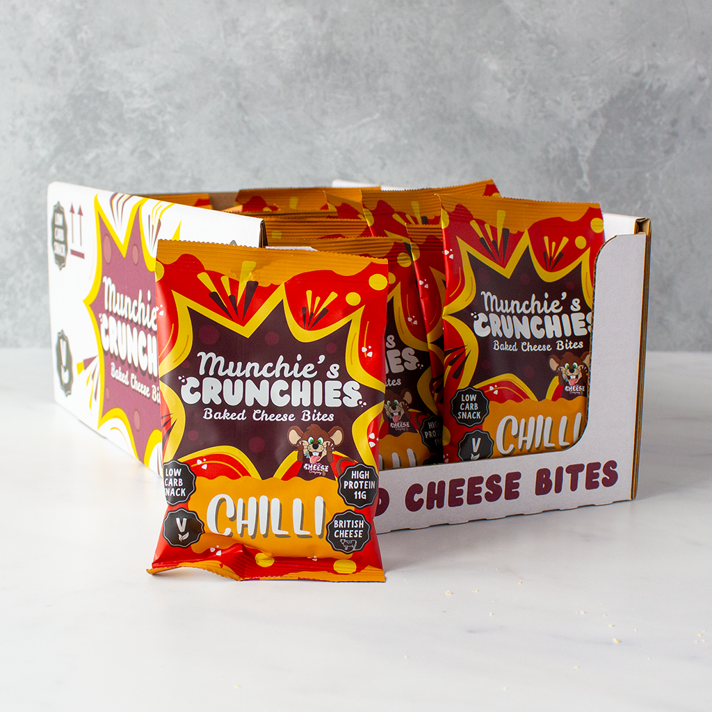 Chilli Cheese Flavour Munchie's Crunchies Case of 24