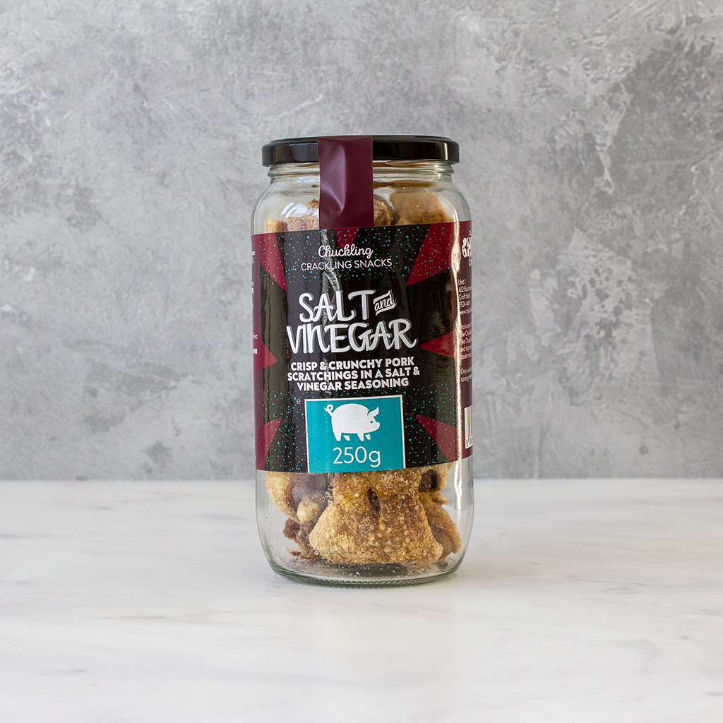 Salt & Vinegar Pork Scratchings Jar