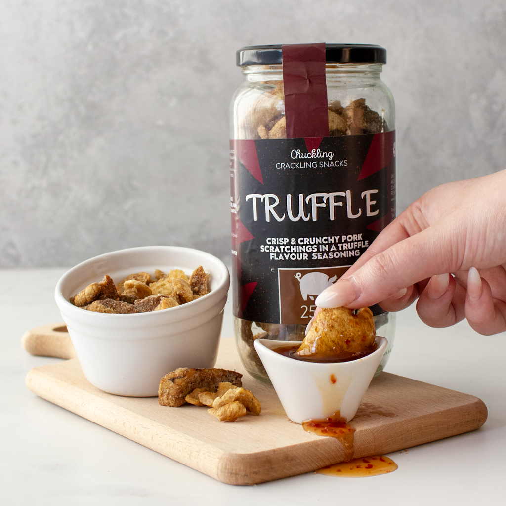Truffle Pork Scratchings Jar