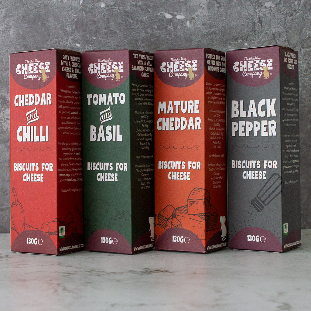 Cheese Biscuits by The Chuckling Cheese Company UK