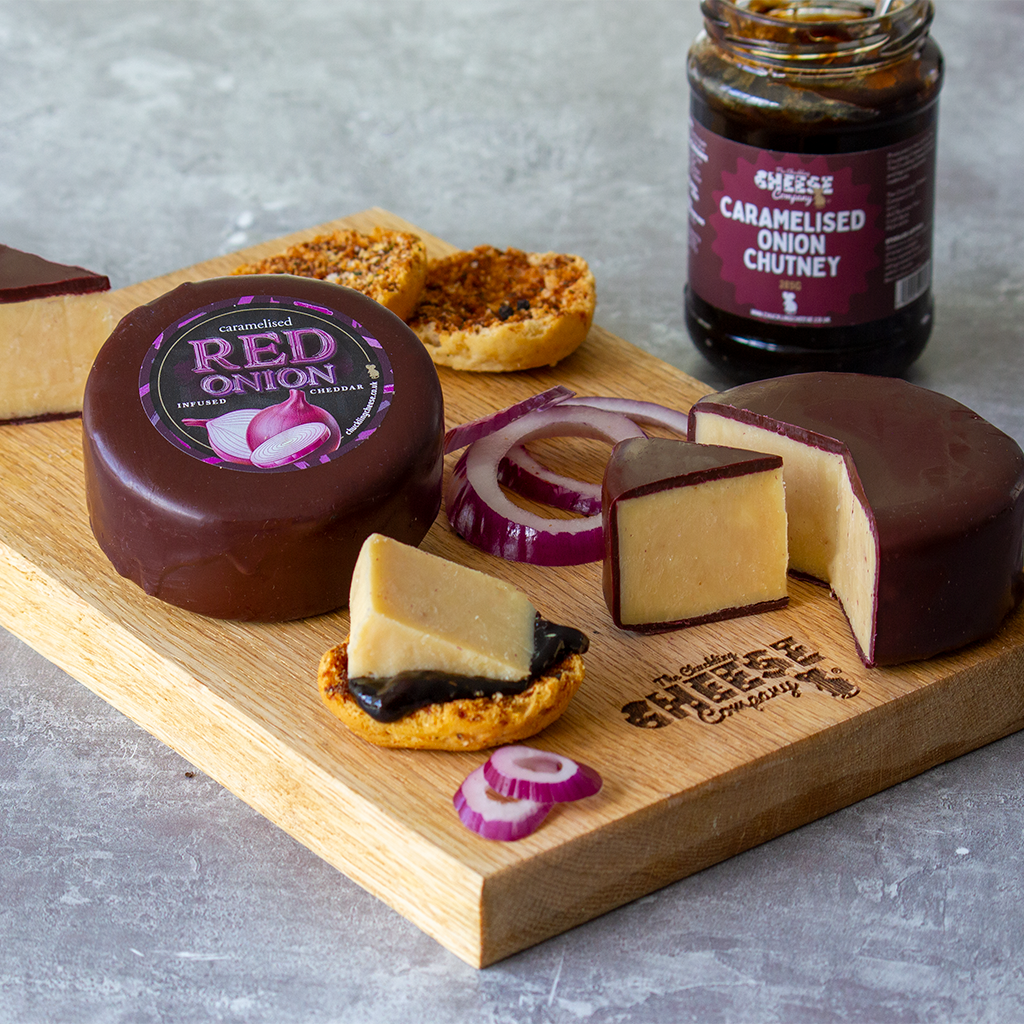 Caramelised Red Onion Cheddar: Cheese of the Month by The Chuckling Cheese Company in May 2026