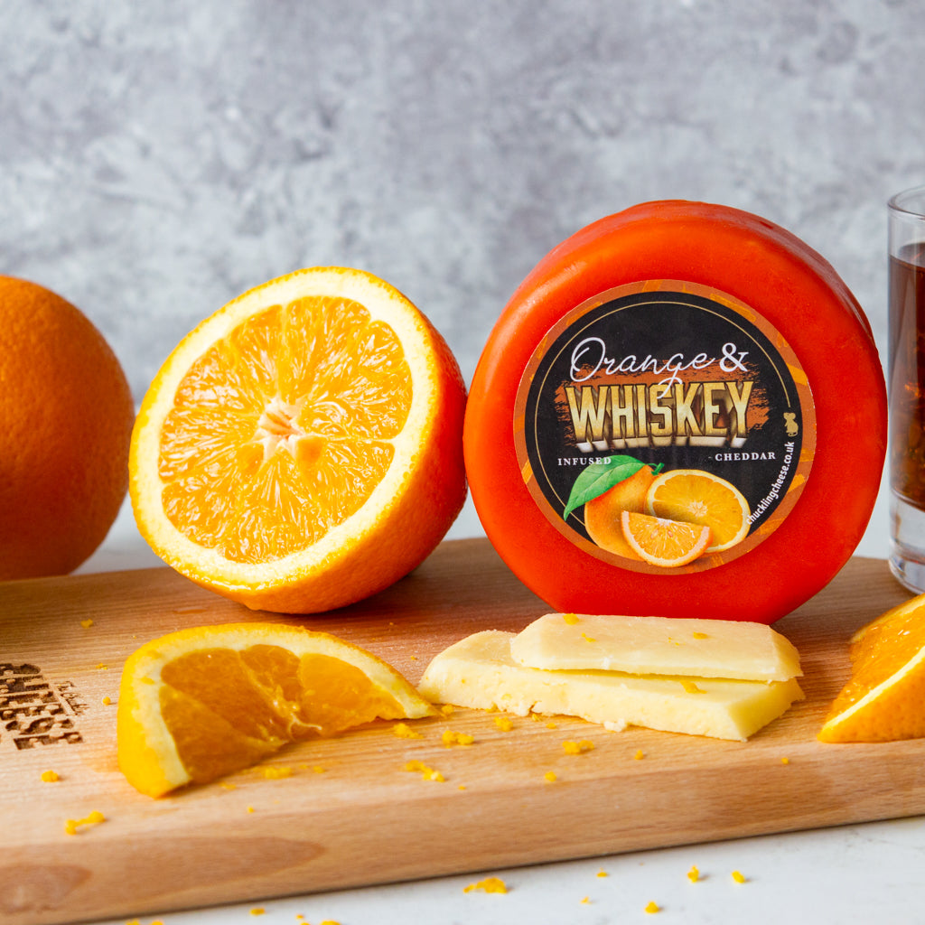 Chuckling Cheese Easter cheese Orange and whiskey cheese truckle