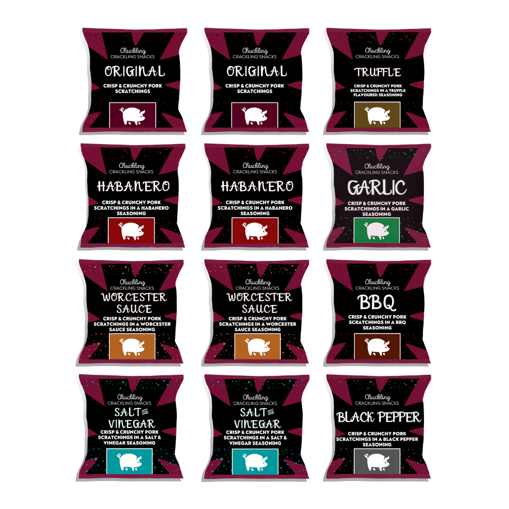 Mixed Clip Pork Scratchings