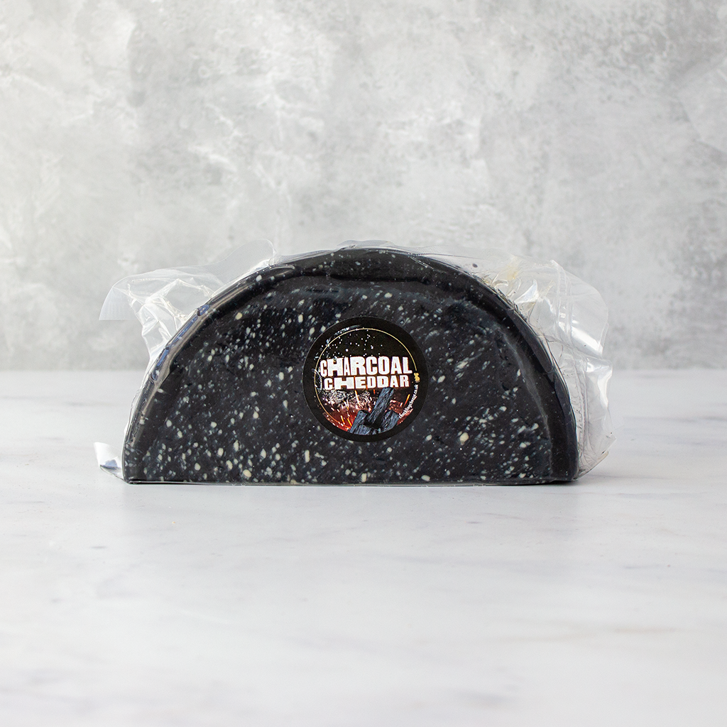 Charcoal Cheddar 1/2 Wheel 1125g