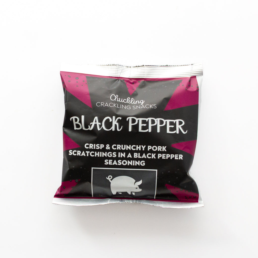 Black Pepper Pork Scratchings (50g)