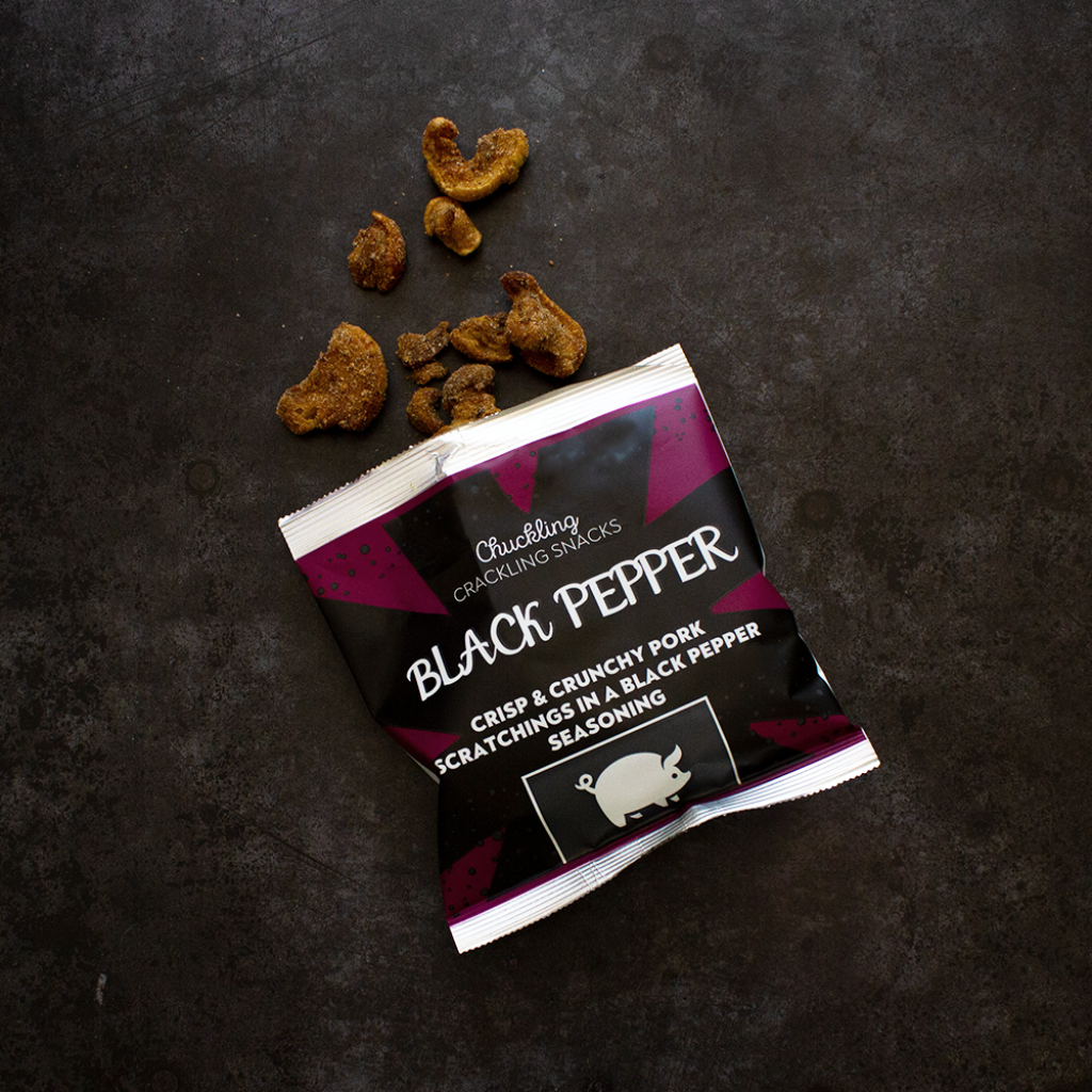 Black Pepper Pork Scratchings (50g)