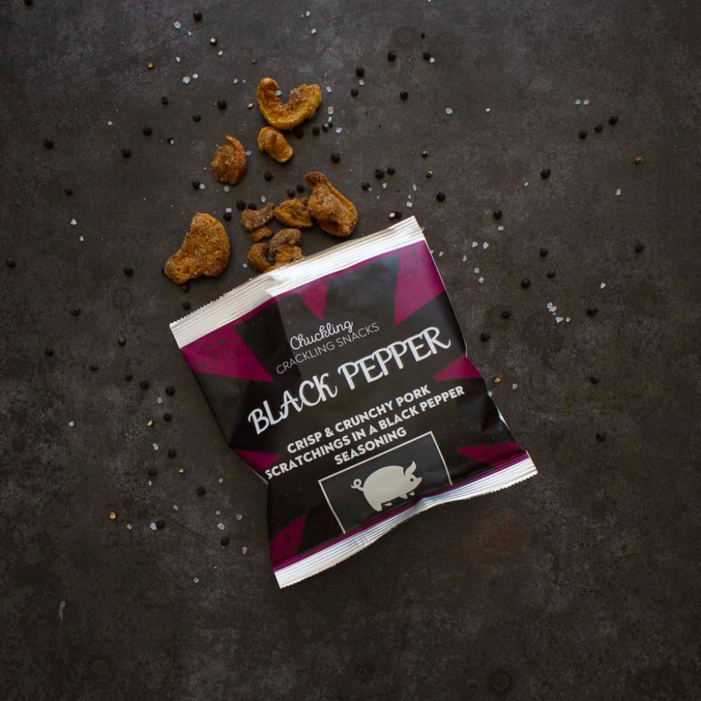 Black Pepper Pork Scratchings (50g)