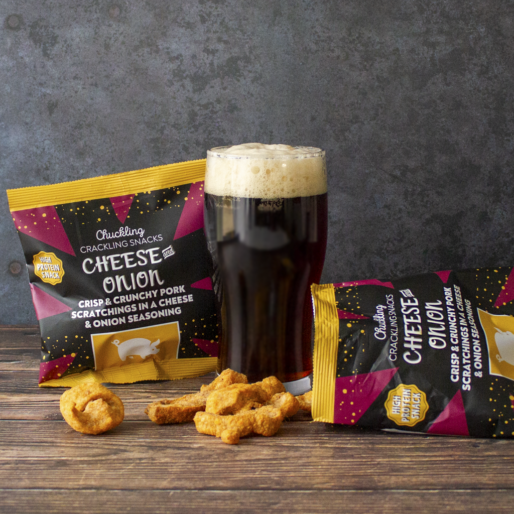 Cheese & Onion Pork Scratchings (50g)