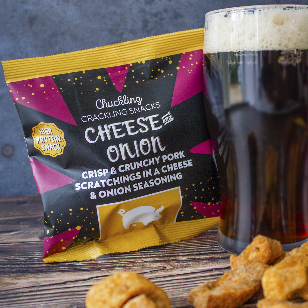 Cheese & Onion Pork Scratchings (50g)