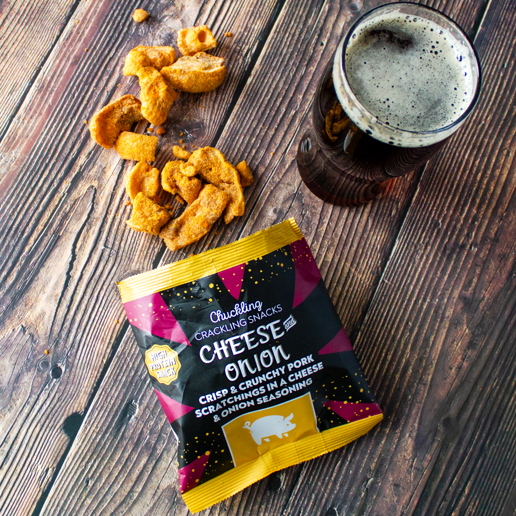 Cheese & Onion Pork Scratchings (50g)