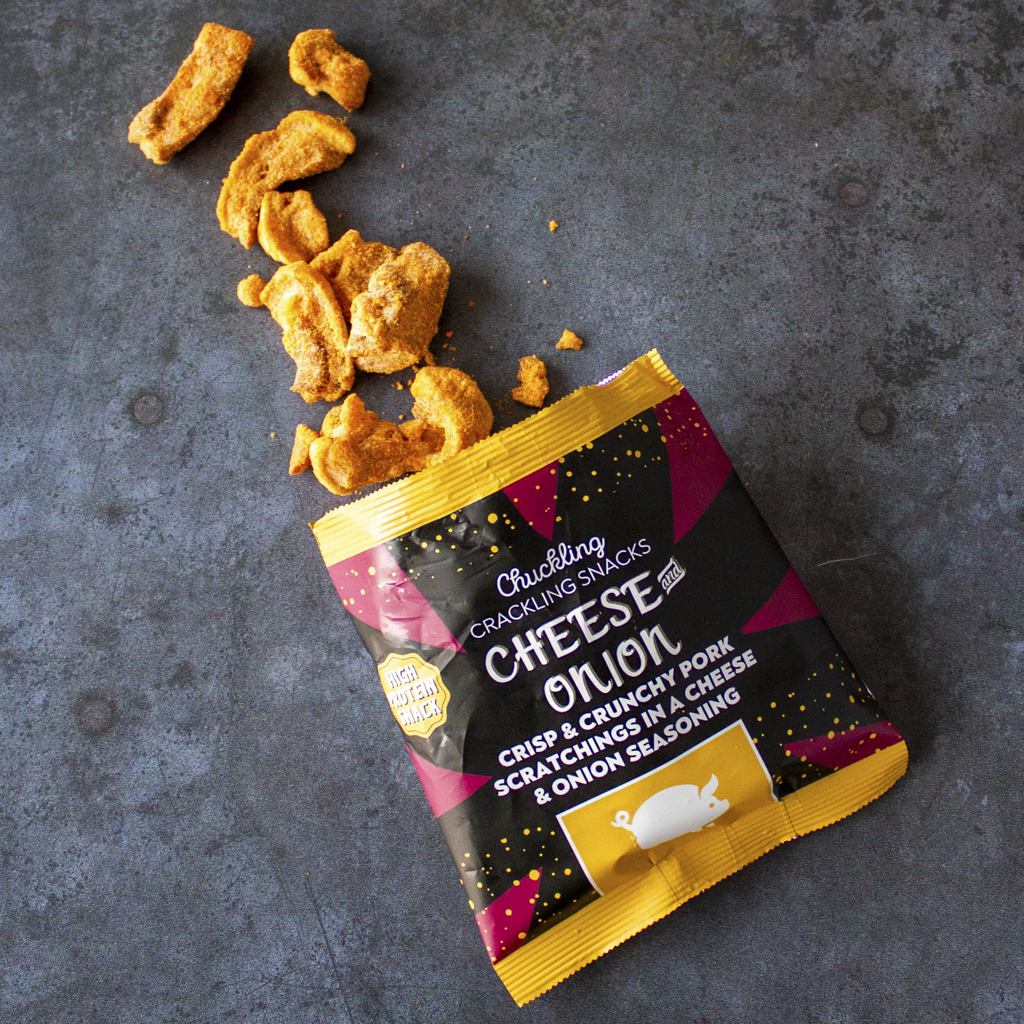 Cheese & Onion Pork Scratchings (50g)