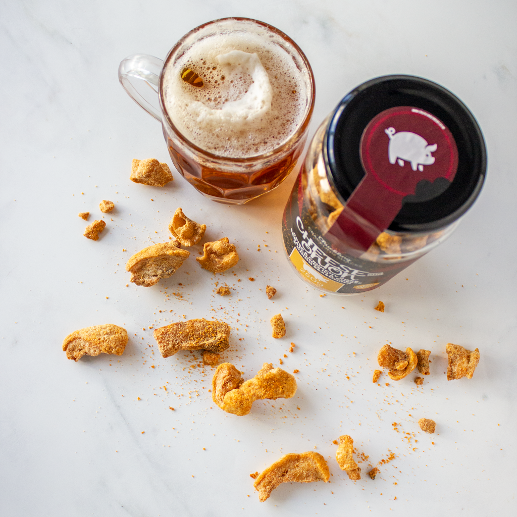 Cheese & Onion Pork Scratchings Jar