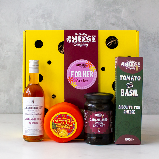 For Her Cheese & Wine Gift Box