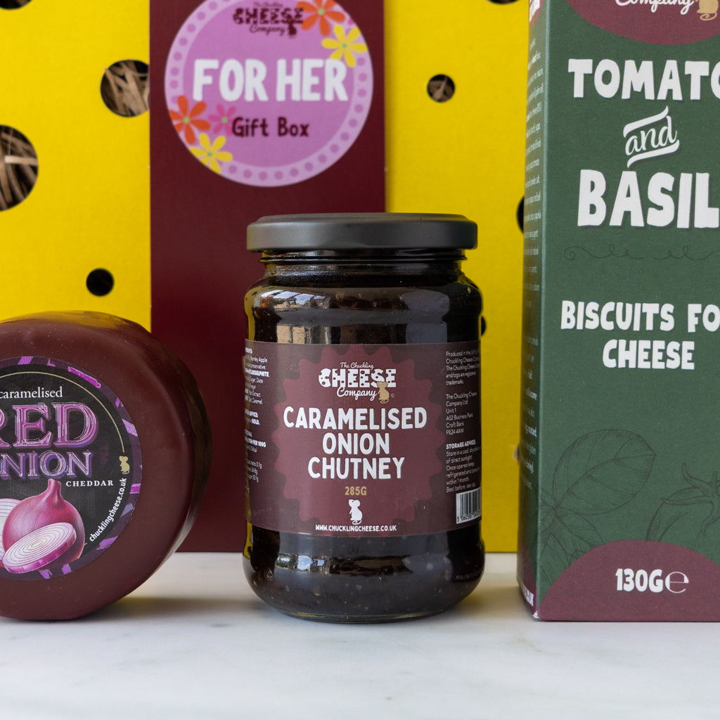 For Her Cheese & Wine Gift Box