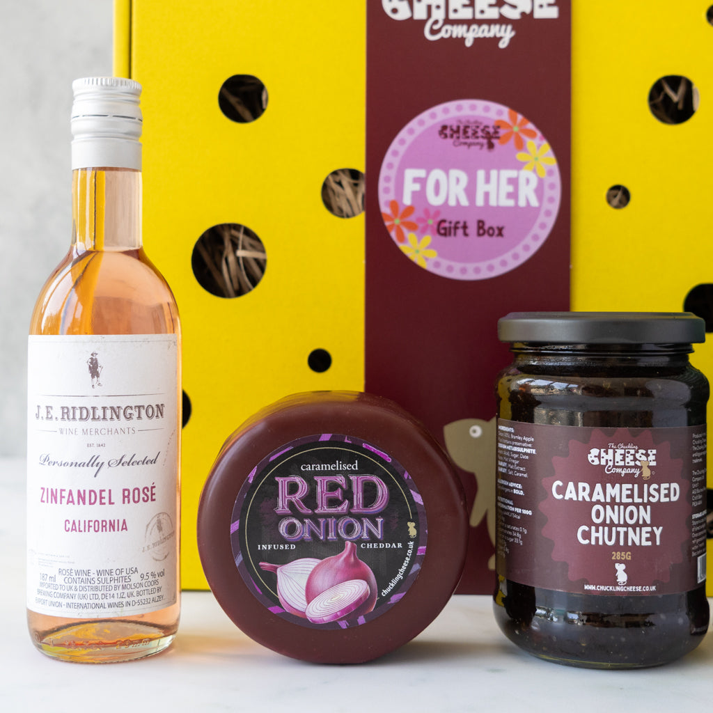 For Her Cheese & Wine Gift Box