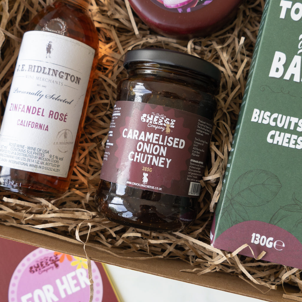 For Her Cheese & Wine Gift Box