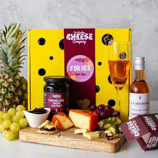 For Her Cheese & Wine Gift Box