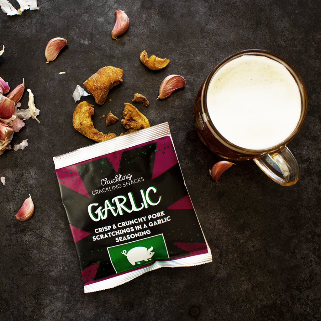 Garlic Pork Scratchings (50g)