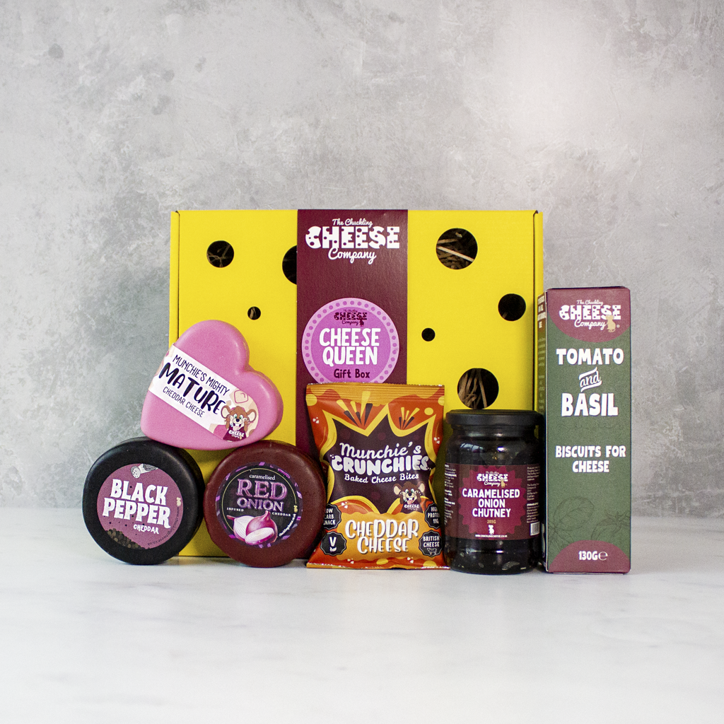 The Cheese Queen! Cheese Gift Box – The Chuckling Cheese Company