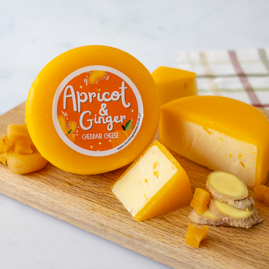 Apricot & Ginger Cheddar Truckle