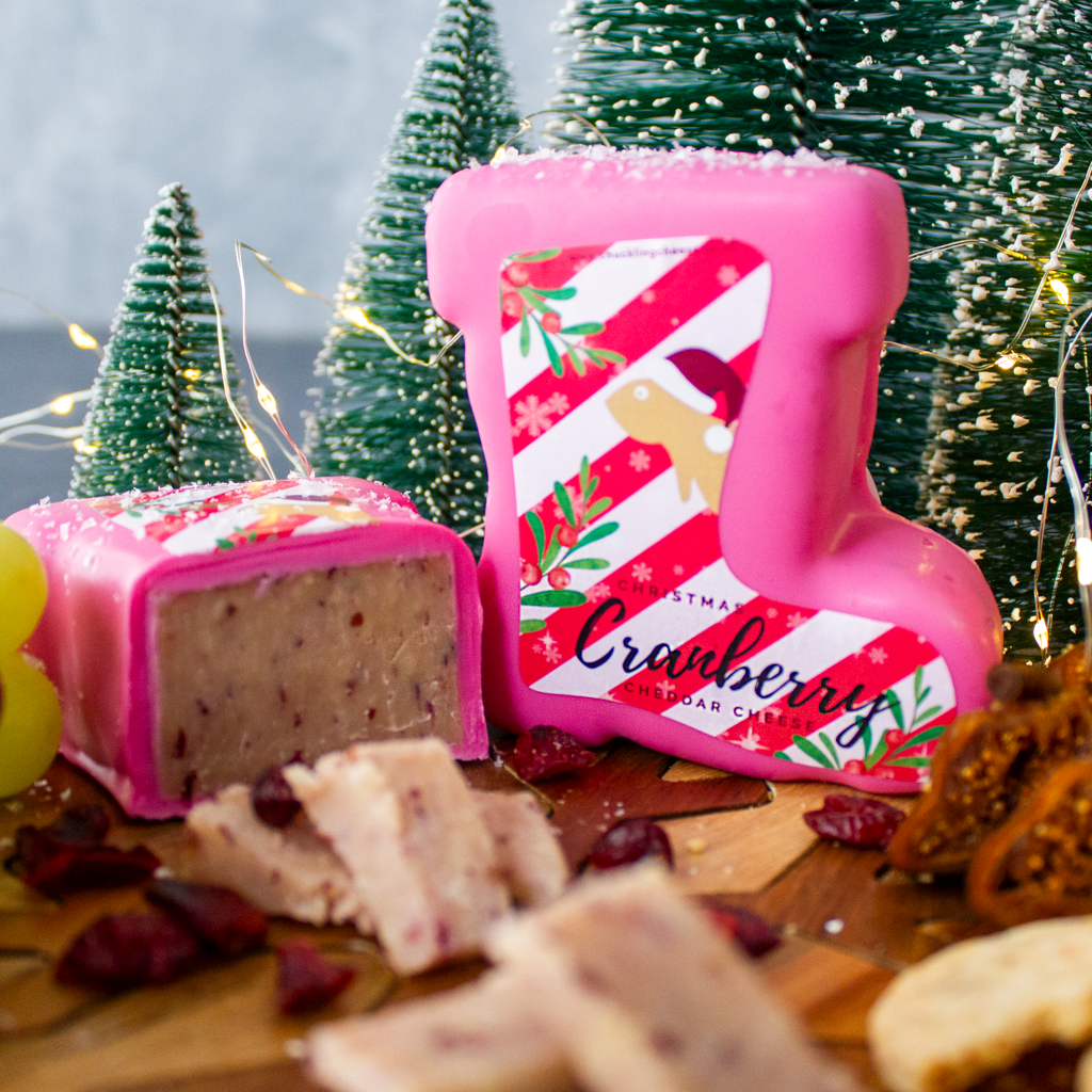 Santa's Boot Cranberry Cheddar Truckle