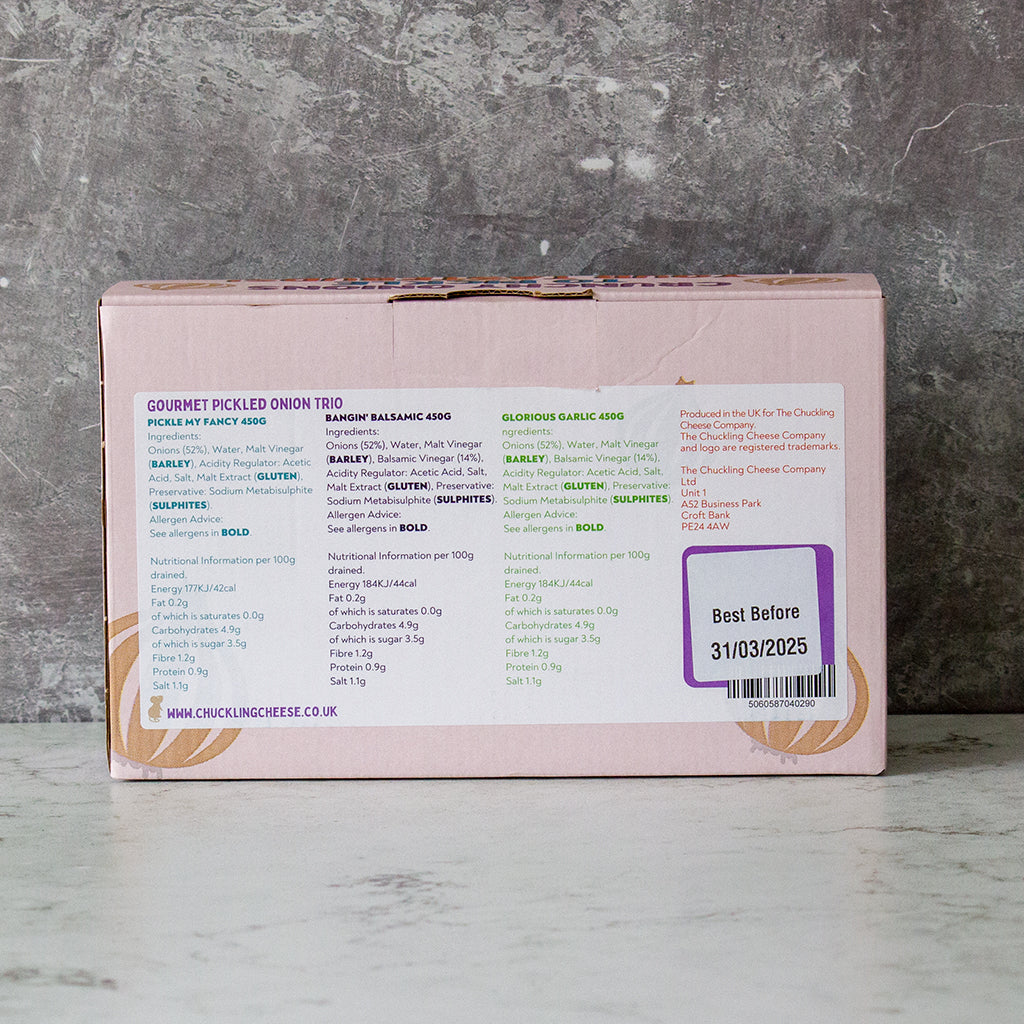 Gourmet Pickled Onion Triple Gift Tray