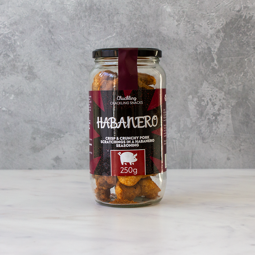 Habanero Pork Scratchings Jar