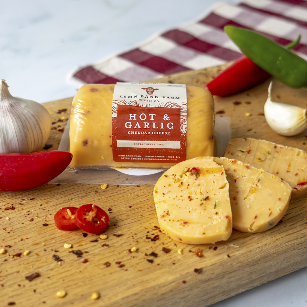 Hot & Garlic Cheddar Barrel