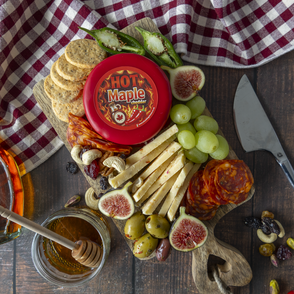 Hot Maple Cheddar Truckle