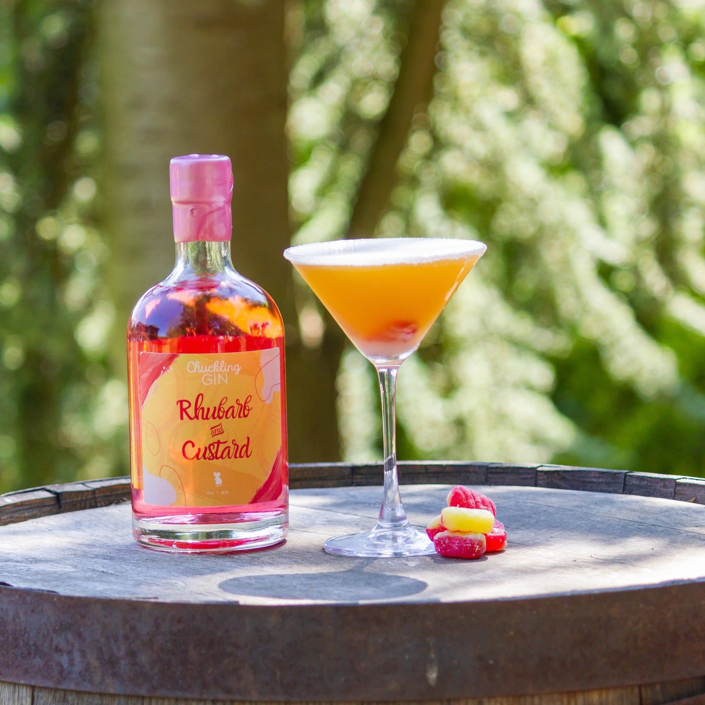 Rhubarb & Custard Gin 70cl