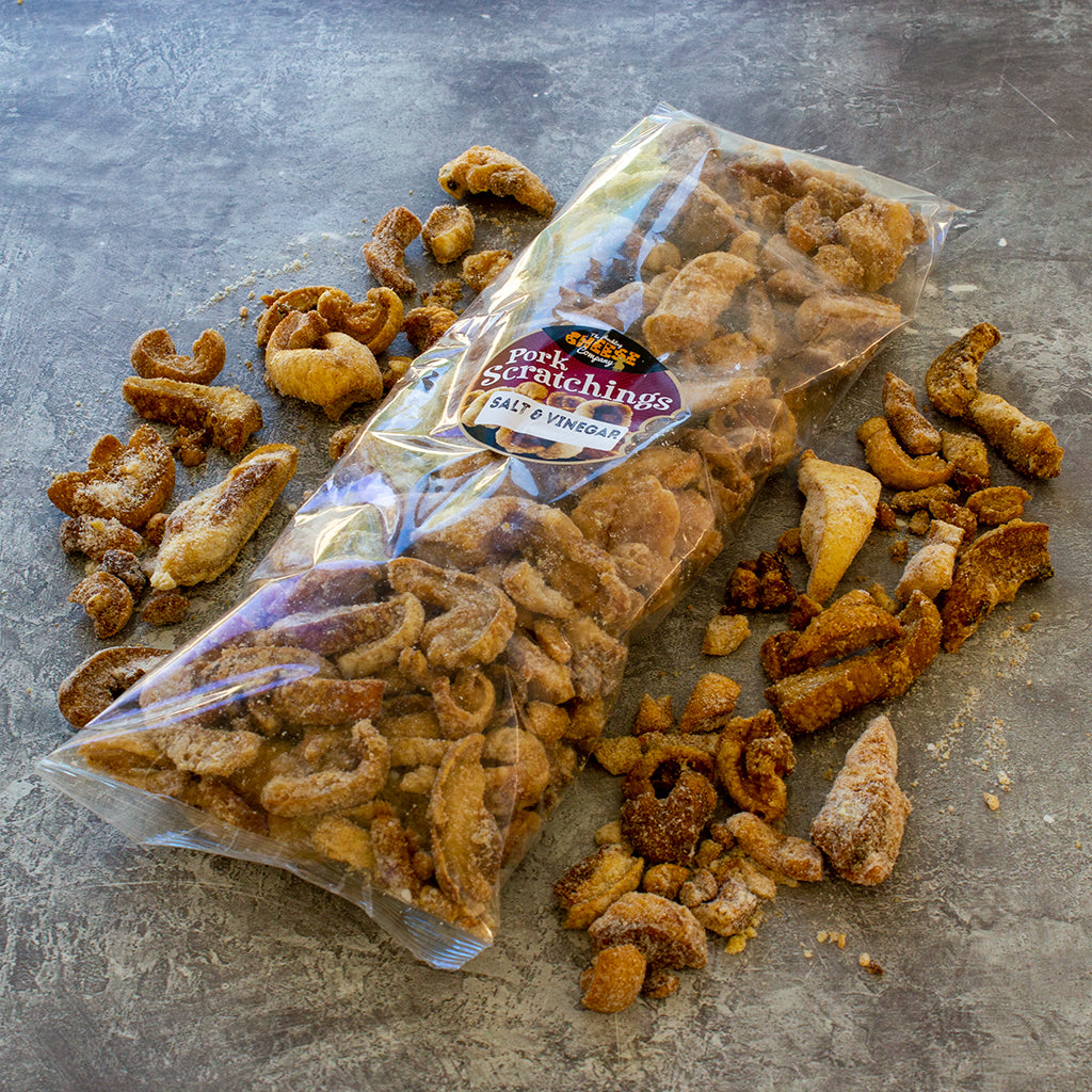 Salt & Vinegar Pork Scratchings 500g