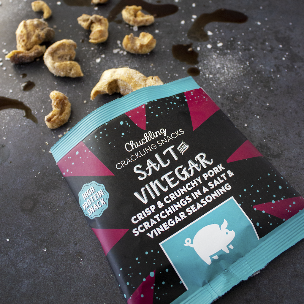 Salt & Vinegar Pork Scratchings (50g)