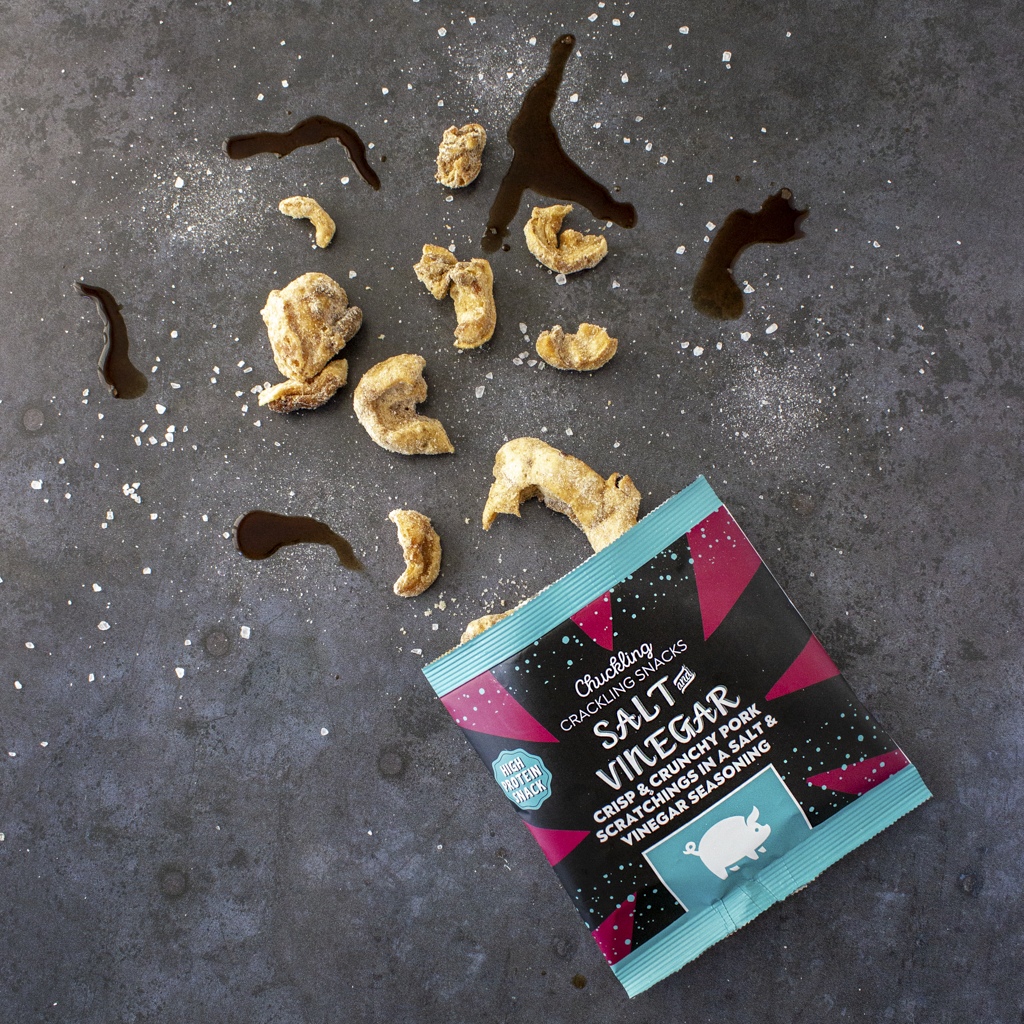 Salt & Vinegar Pork Scratchings (50g)