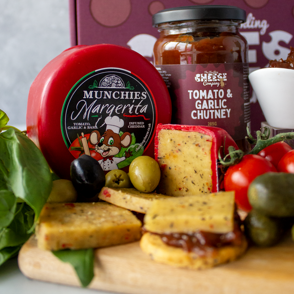 Garlic Cheese & Snacks Selection Gift Box