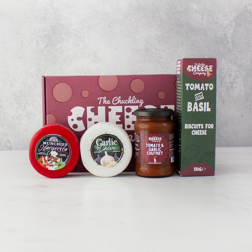 Garlic Cheese & Snacks Selection Gift Box