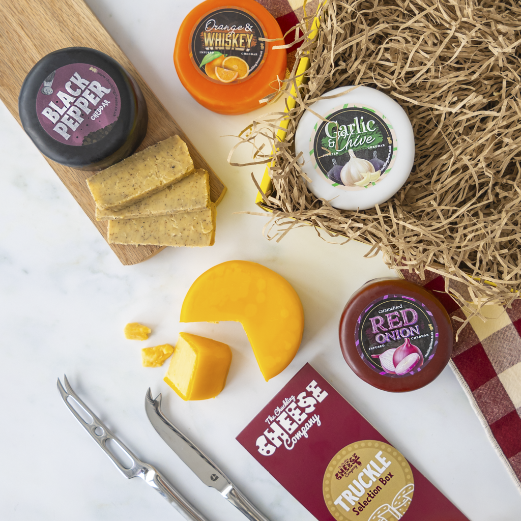 Waxed Cheese Truckle Gift Box