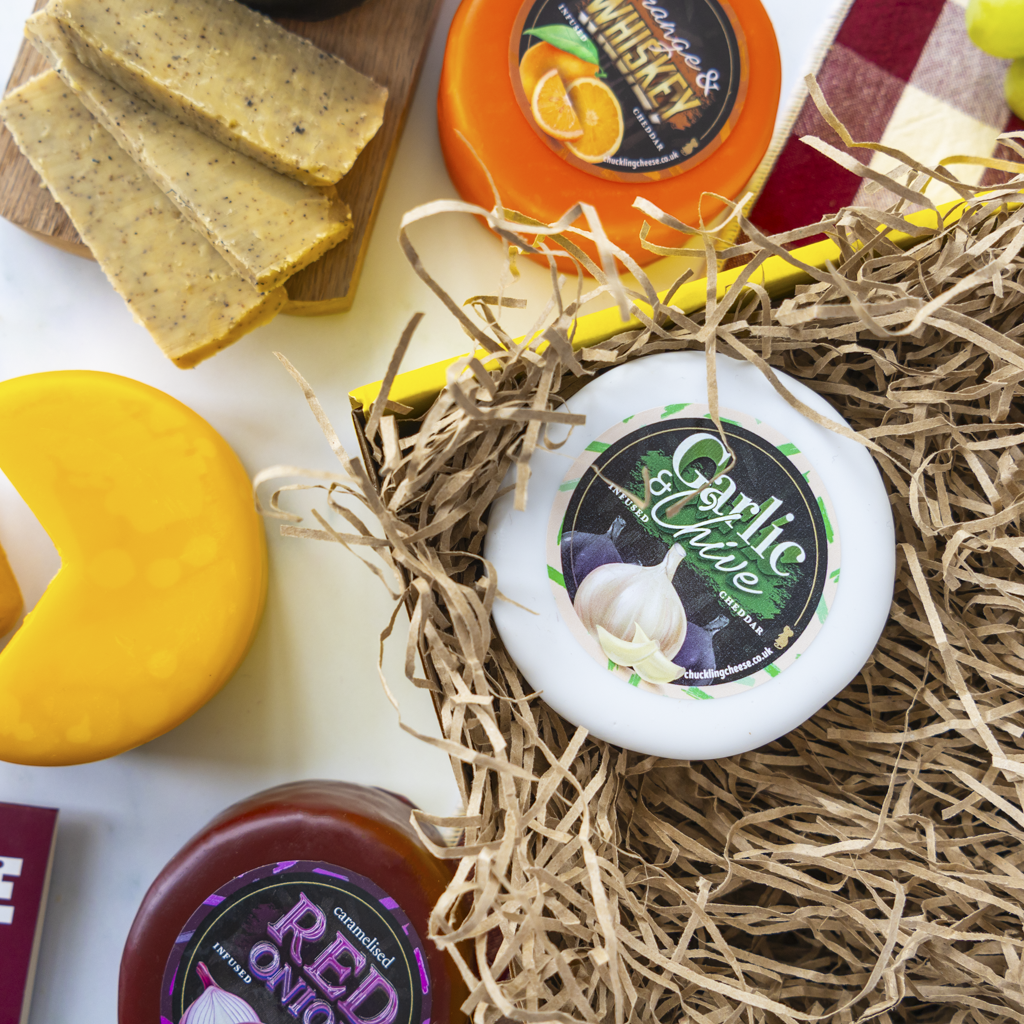 Waxed Cheese Truckle Gift Box