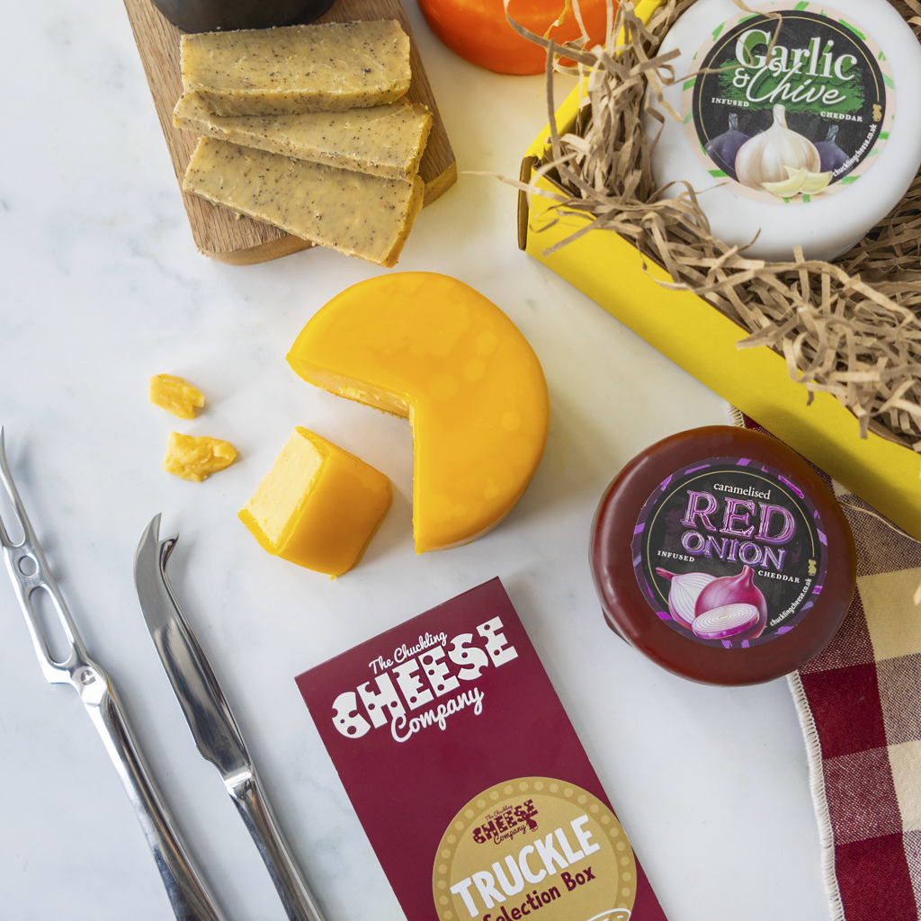 Waxed Cheese Truckle Gift Box