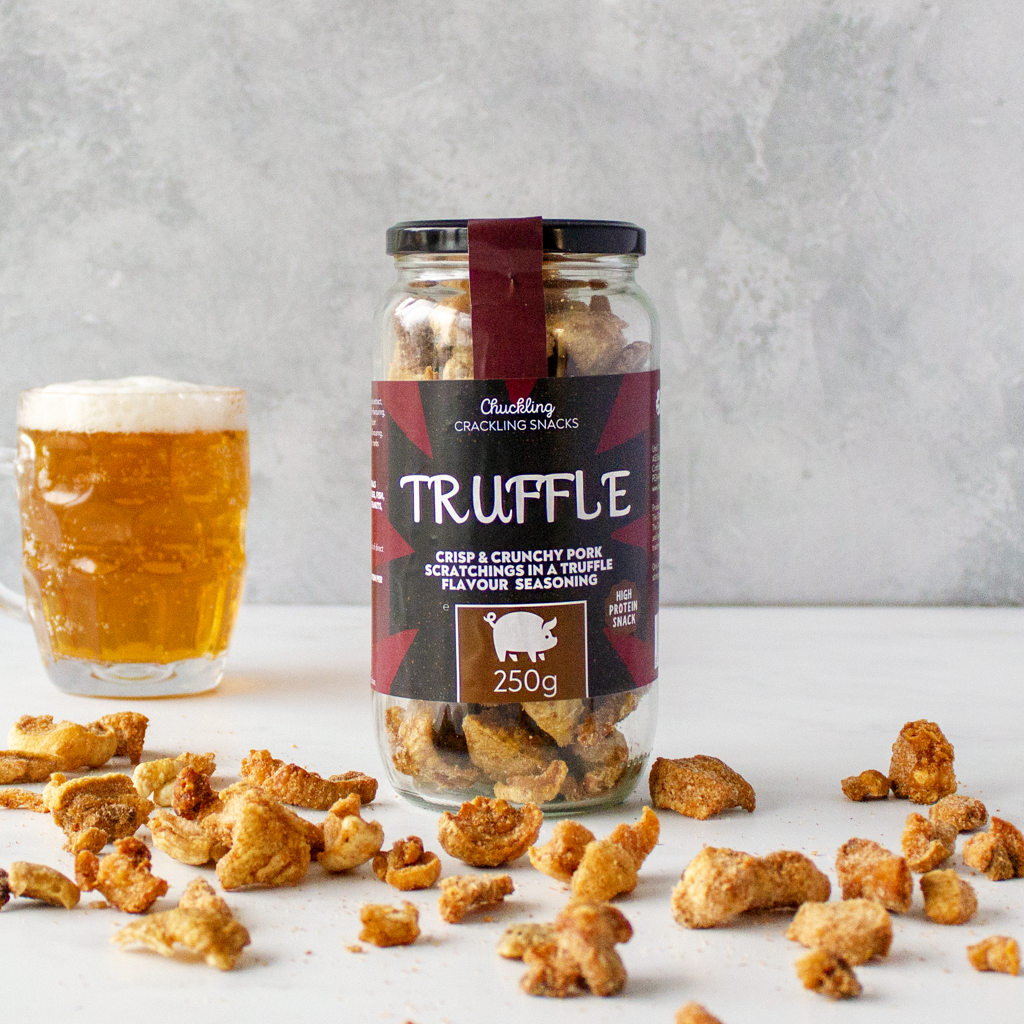 Truffle Pork Scratchings Jar