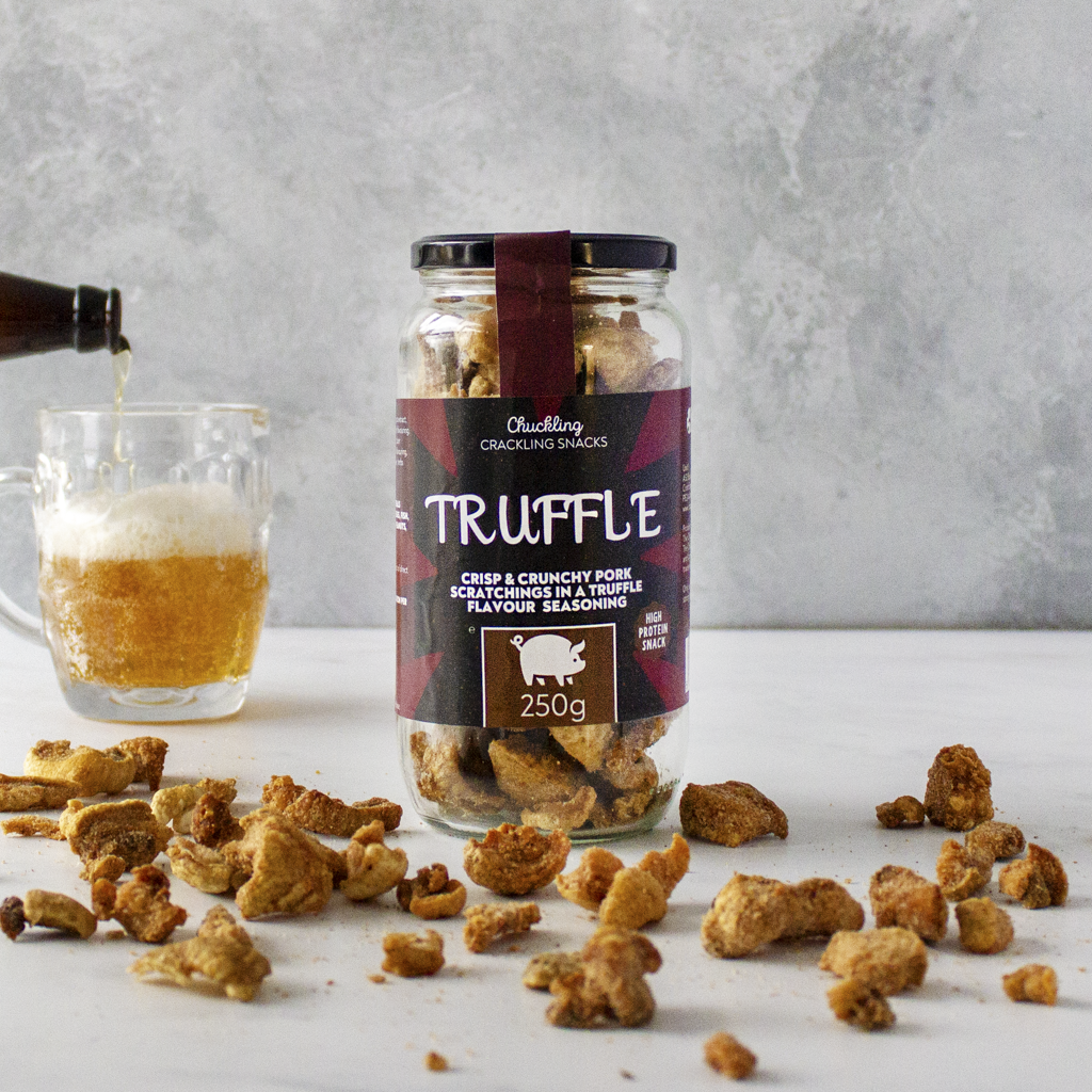 Truffle Pork Scratchings Jar