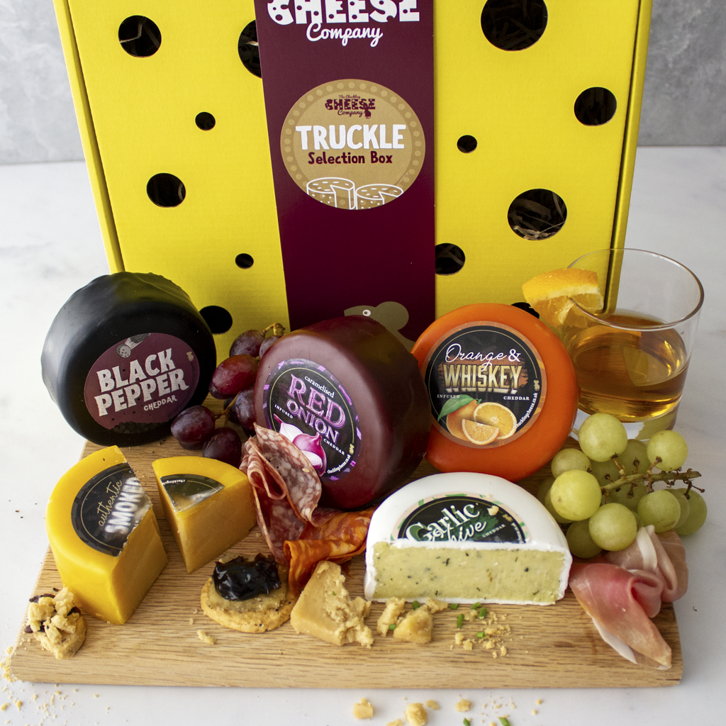 Waxed Cheese Truckle Gift Box